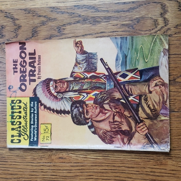 Other | Vintage 5s Classics Illustrated No 72 The Oregon Trail By ...